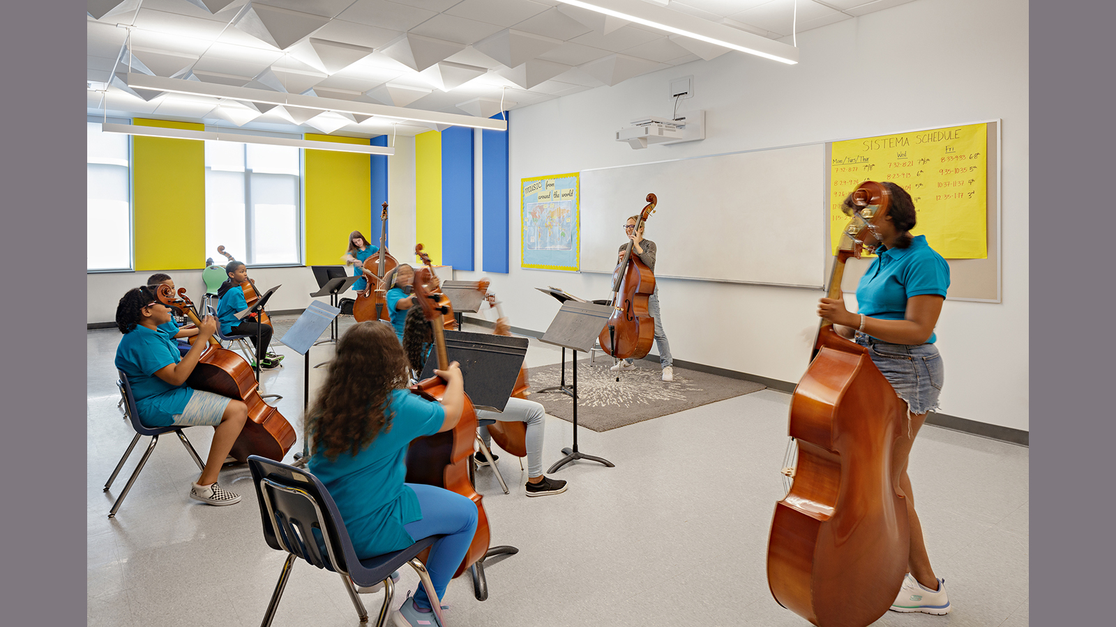 Conservatory Lab Charter School music room